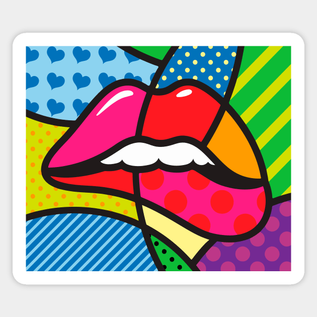 LIPS Sticker by timegraf